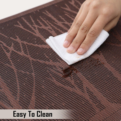 PVC Dining Table Mats, Brown Tree - HOKIPO | Har Ghar ka Humsafar