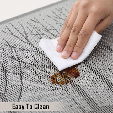 PVC Dining Table Mats, Grey Tree - HOKIPO | Har Ghar ka Humsafar
