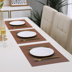 PVC Dining Table Mats, Metallic - HOKIPO | Har Ghar ka Humsafar