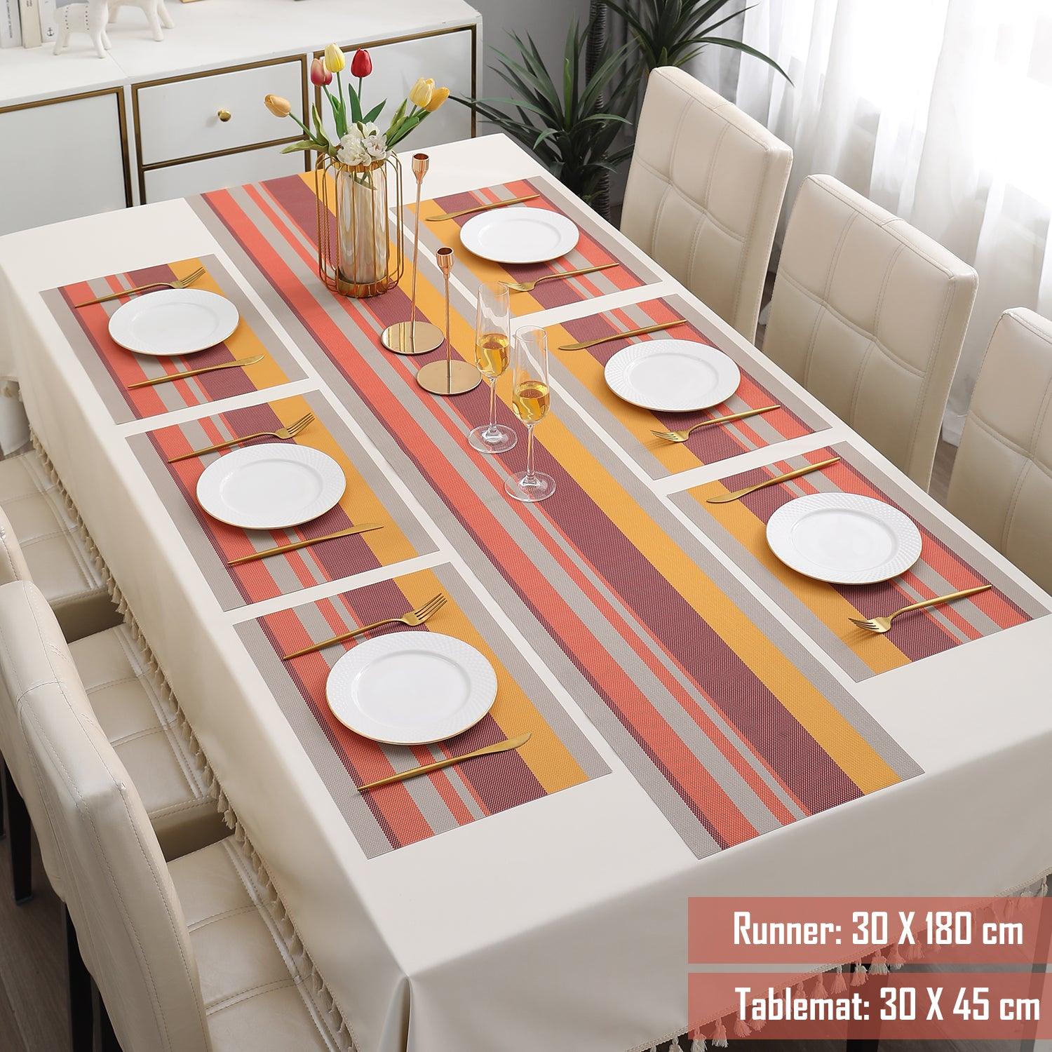 PVC Dining Table Mats, Multicolour - HOKIPO | Har Ghar ka Humsafar