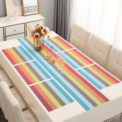 PVC Dining Table Mats, Multicolour - HOKIPO | Har Ghar ka Humsafar