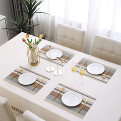 PVC Dining Table Mats, Multicolour - HOKIPO | Har Ghar ka Humsafar