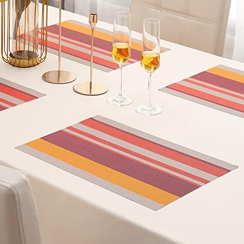 PVC Dining Table Mats, Multicolour - HOKIPO | Har Ghar ka Humsafar