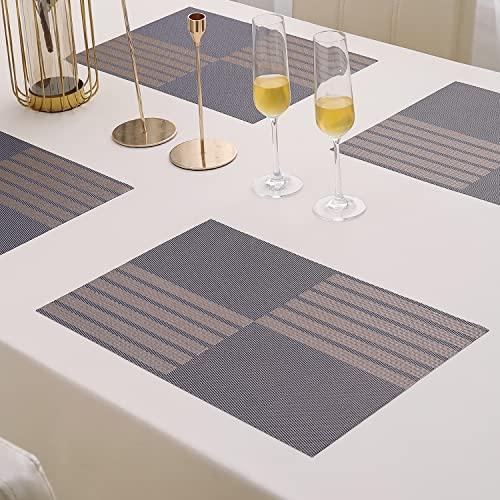 PVC Dining Table Mats, Violet - HOKIPO | Har Ghar ka Humsafar