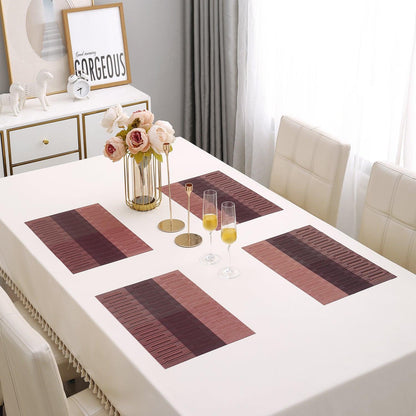 PVC Dining Table Mats, Wine - HOKIPO | Har Ghar ka Humsafar