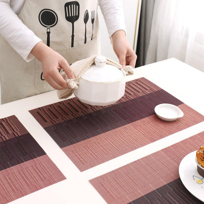 PVC Dining Table Mats, Wine - HOKIPO | Har Ghar ka Humsafar