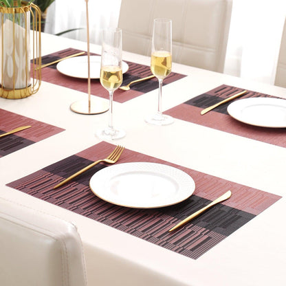 PVC Dining Table Mats, Wine - HOKIPO | Har Ghar ka Humsafar