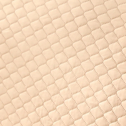 Quilted Sofa Mat Set for 3 Seater and 2 Seater Sofa (L Type), Beige - HOKIPO | Har Ghar ka Humsafar