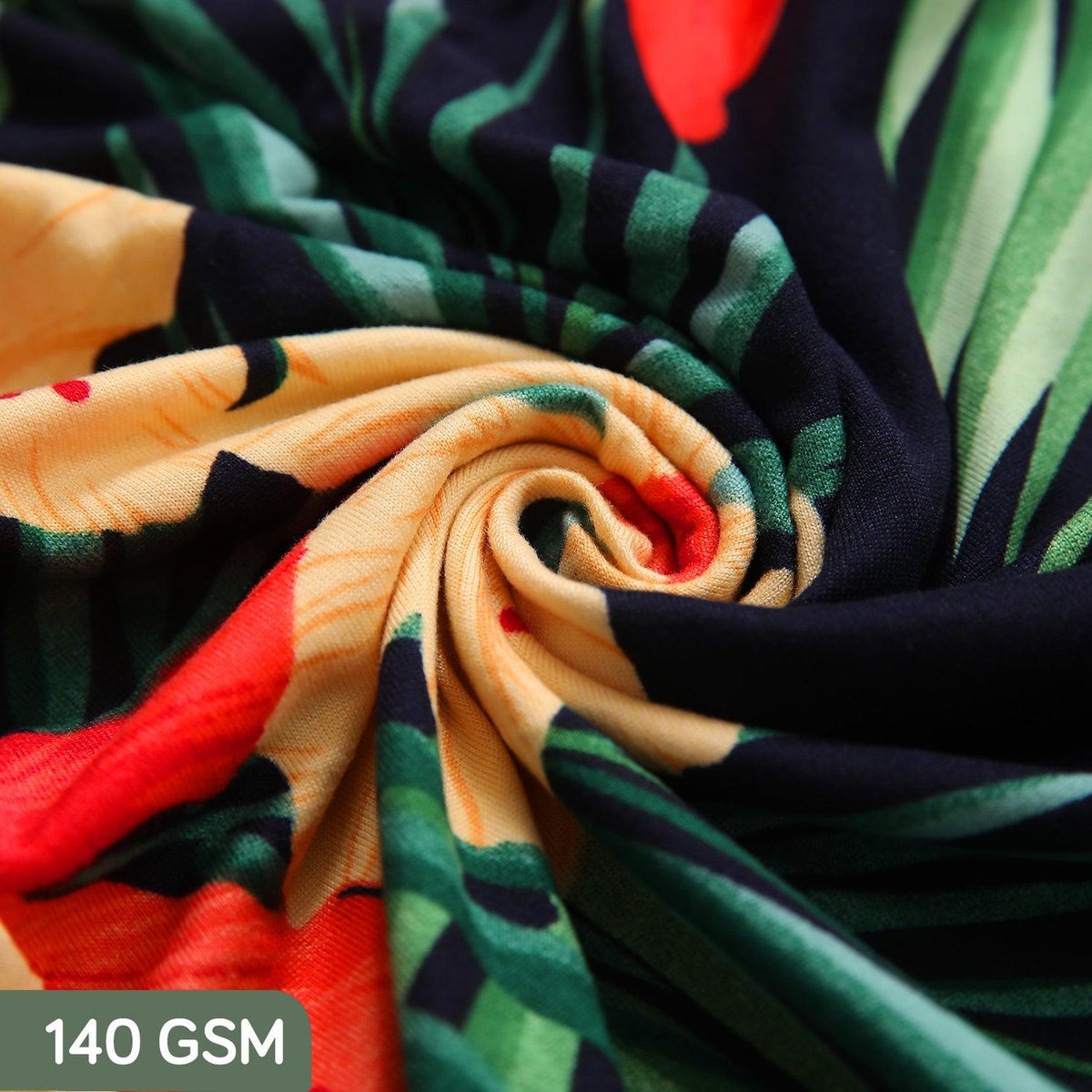 machine washable Spring Green Hibiscus Printed in floral pattern elastic sofa cover