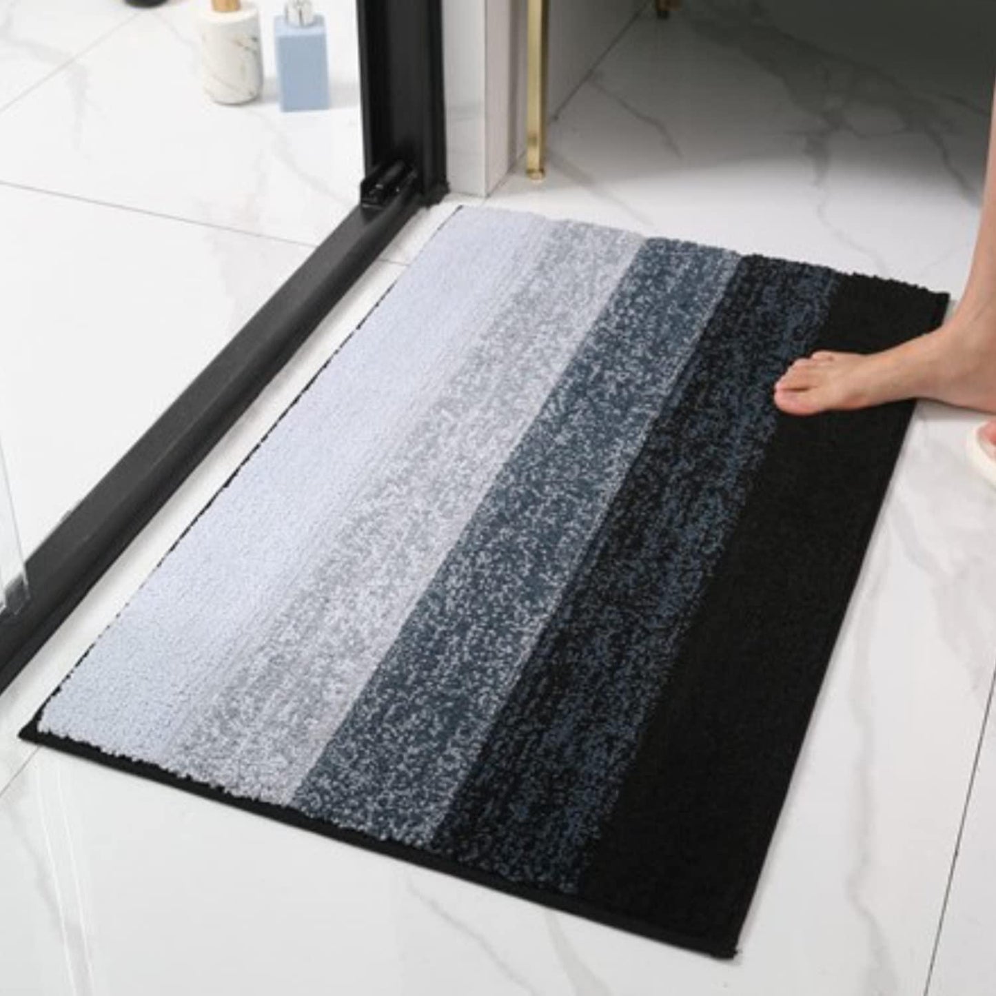 Super Absorbent Soft Bathroom Mat - HOKIPO | Har Ghar ka Humsafar