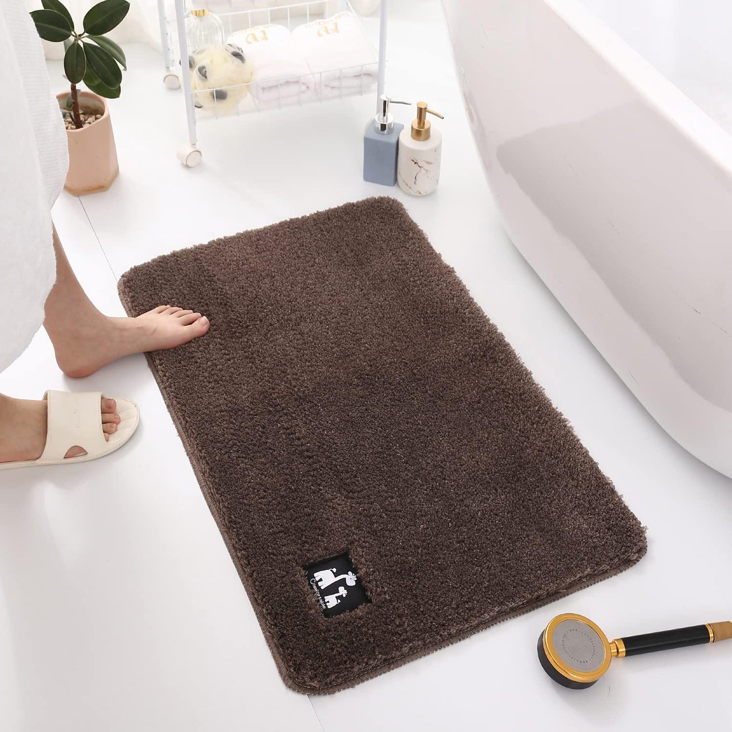 Super Soft Machine Washable Bathroom Floor Mat - HOKIPO | Har Ghar ka Humsafar