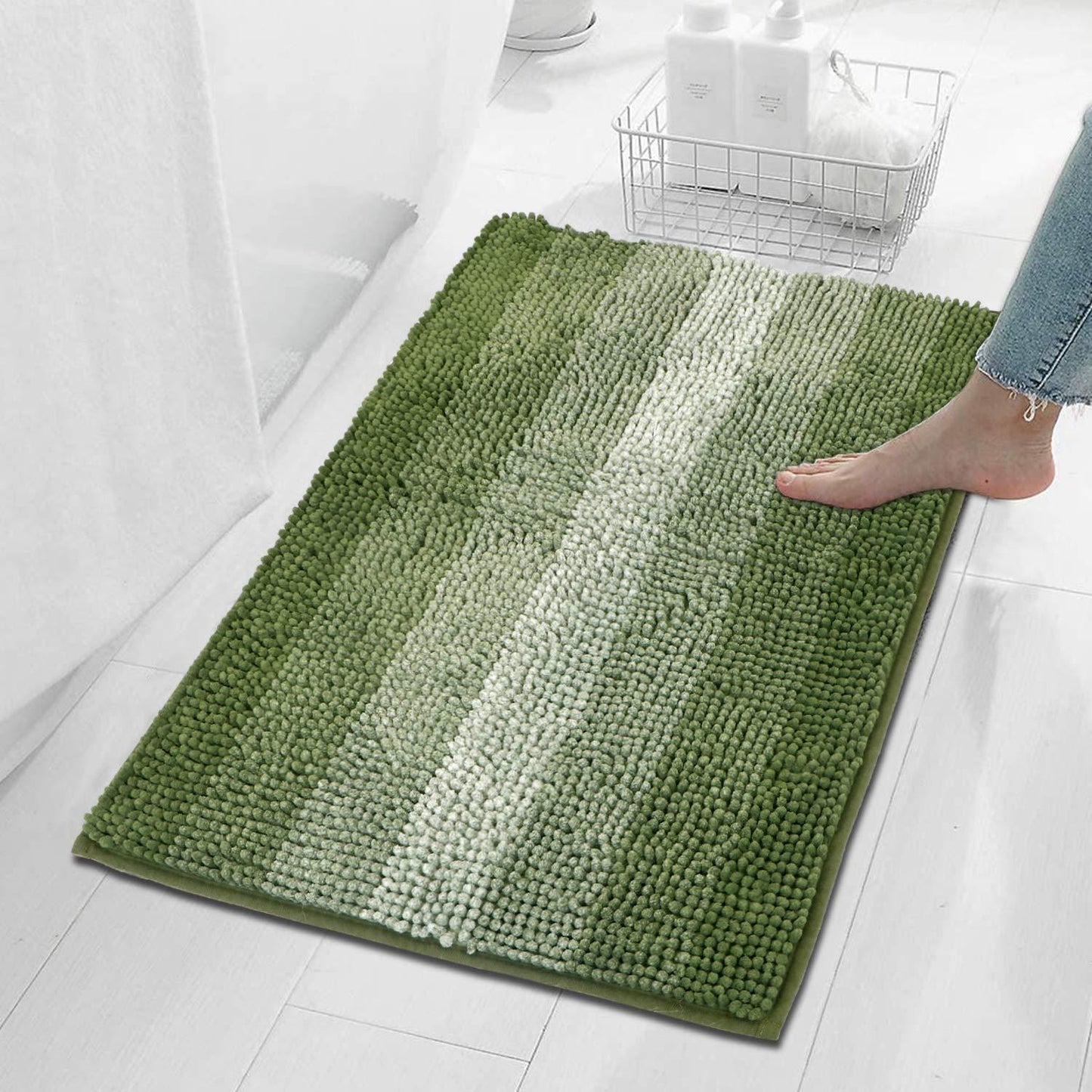 Super Soft Machine Washable Bathroom Floor Mats - HOKIPO | Har Ghar ka Humsafar