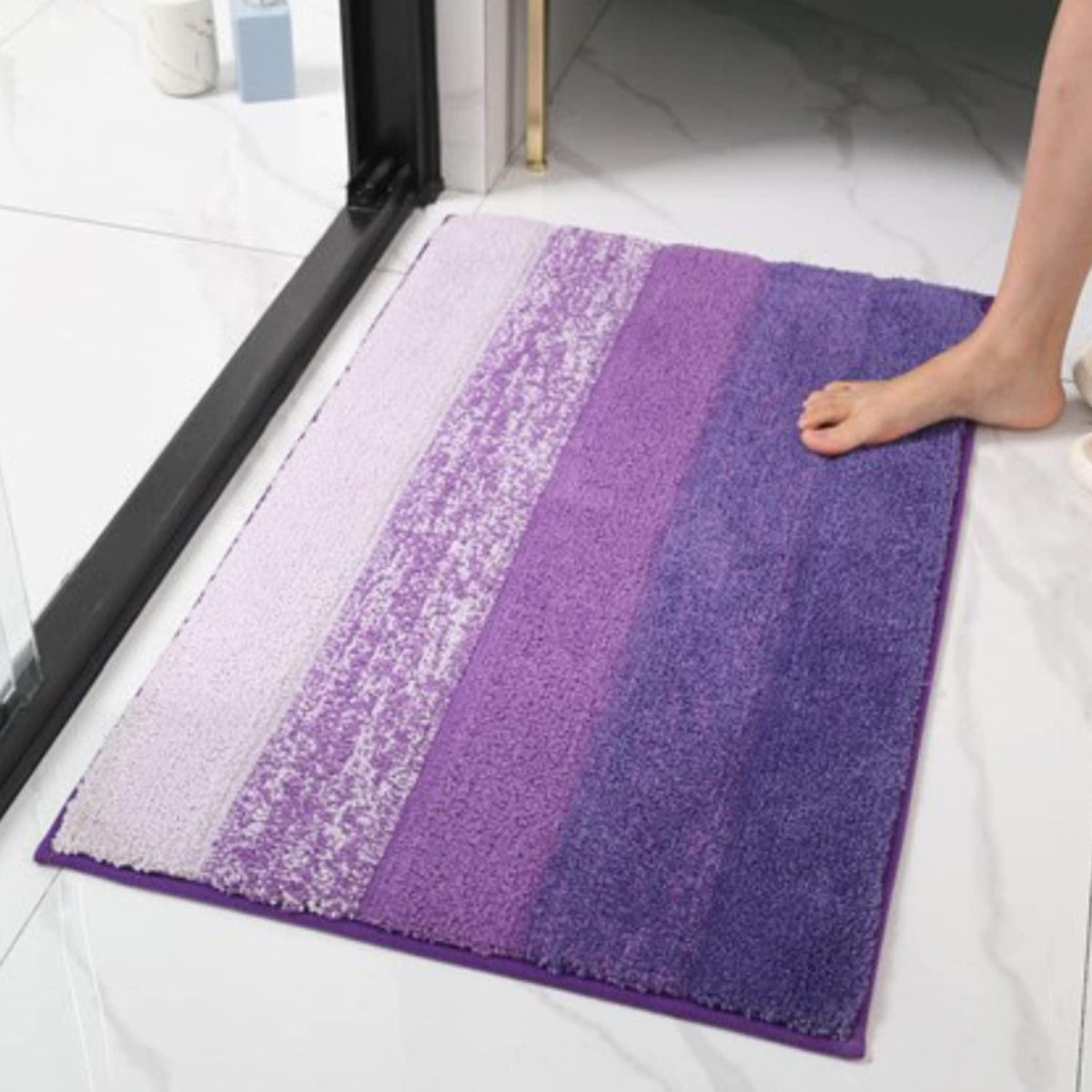 Super Soft Machine Washable Bathroom Floor Mats - HOKIPO | Har Ghar ka Humsafar