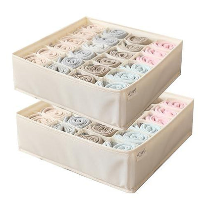 Beige Cloth Organizer  - HOKIPO | Har Ghar ka Humsafar