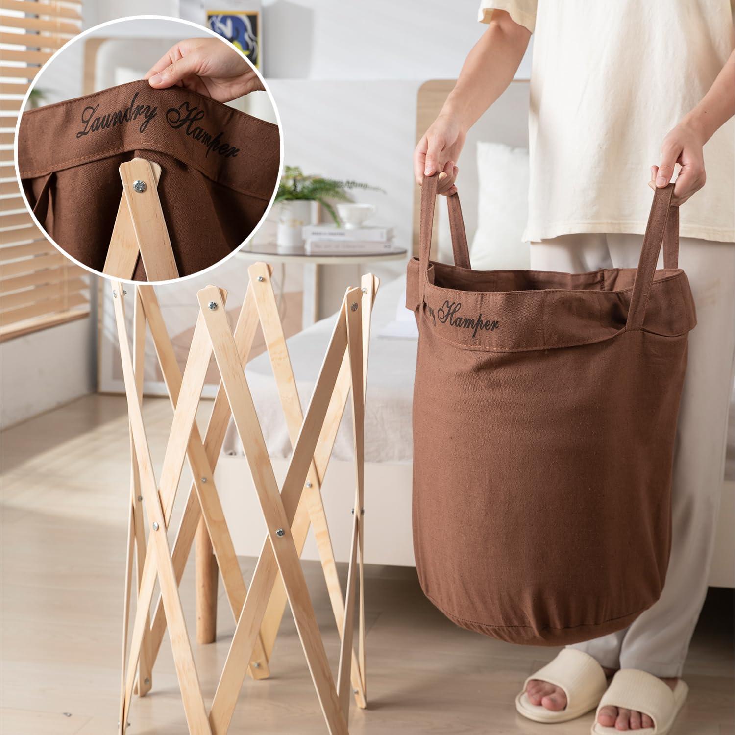 X - Frame Laundry Basket Hamper - HOKIPO | Har Ghar ka Humsafar